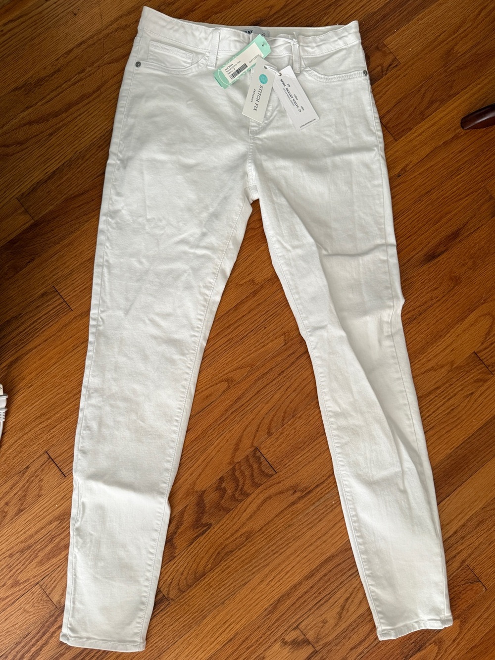 Just Black White Skinny Jeans - Slim Fit